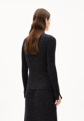 ALAANIA TWEED | black-oatmilk