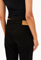 AAVELINE MID WAIST STRAIGHT JEANS | bondone