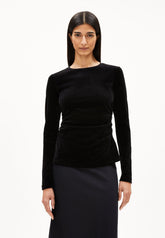 ADAAJA LORA VELVET | black