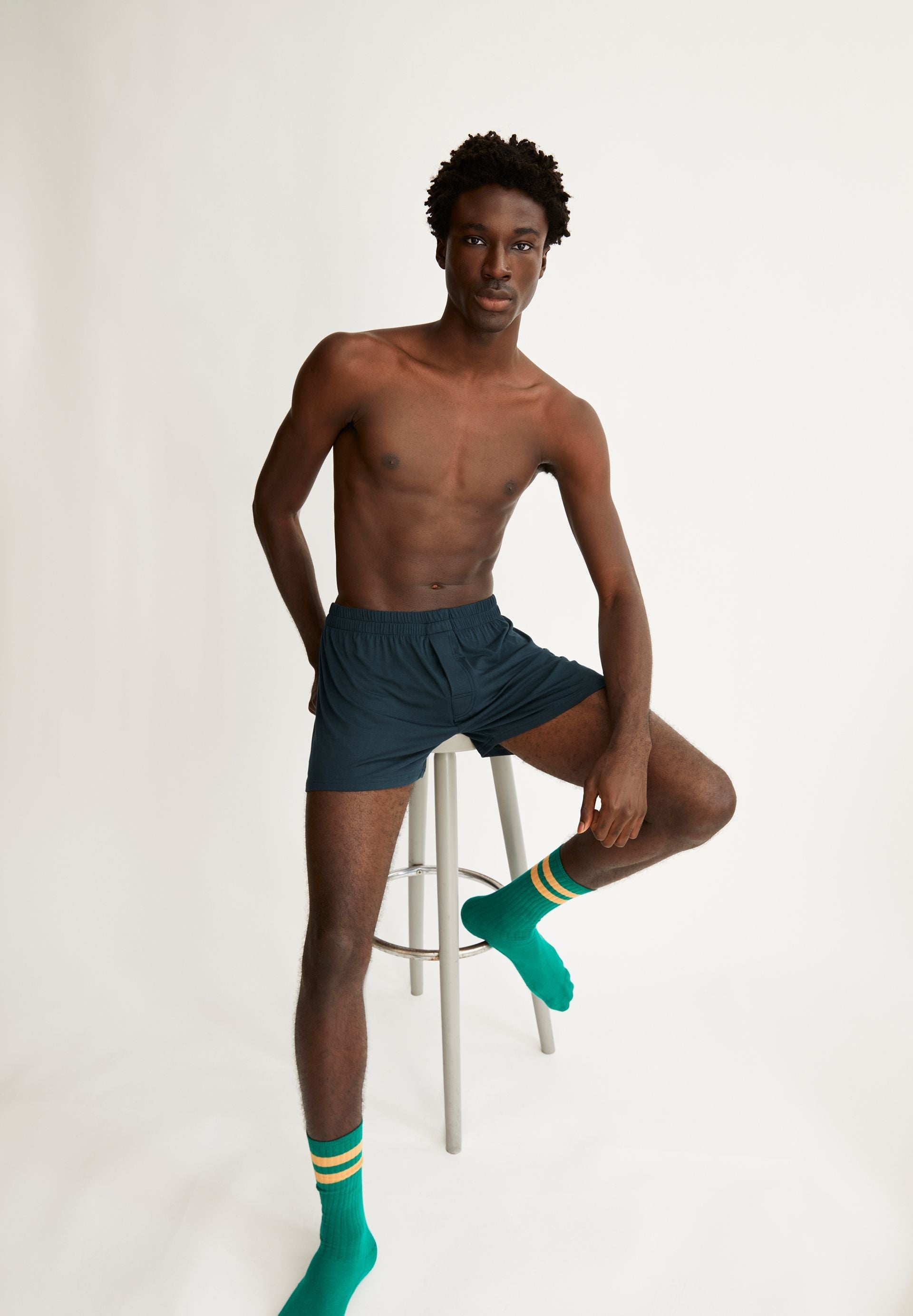 AASKER BOXERSHORTS | teal stone