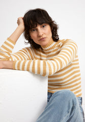 ALAANIA STRIPED | golden harvest-oatmilk