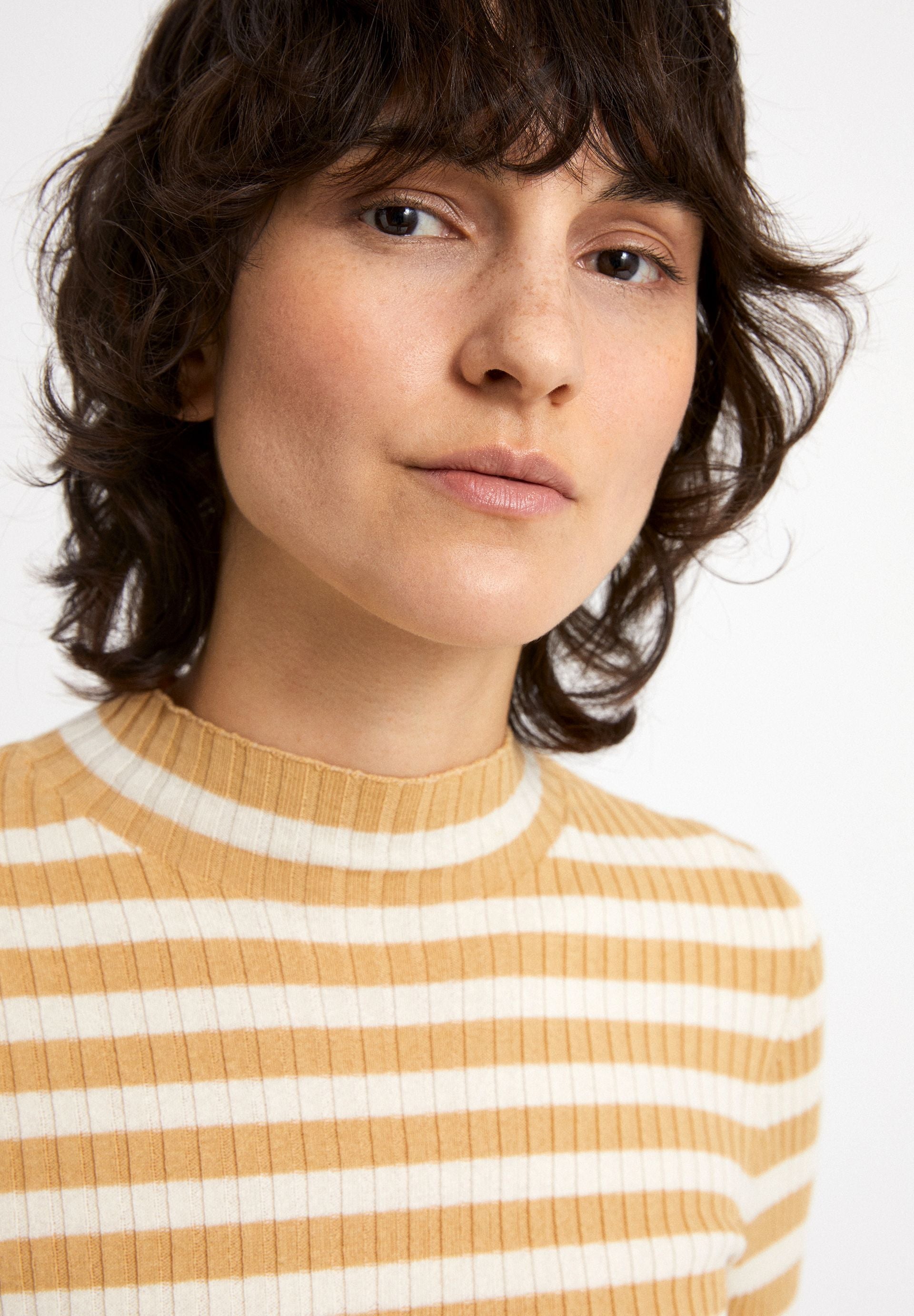 ALAANIA STRIPED | golden harvest-oatmilk