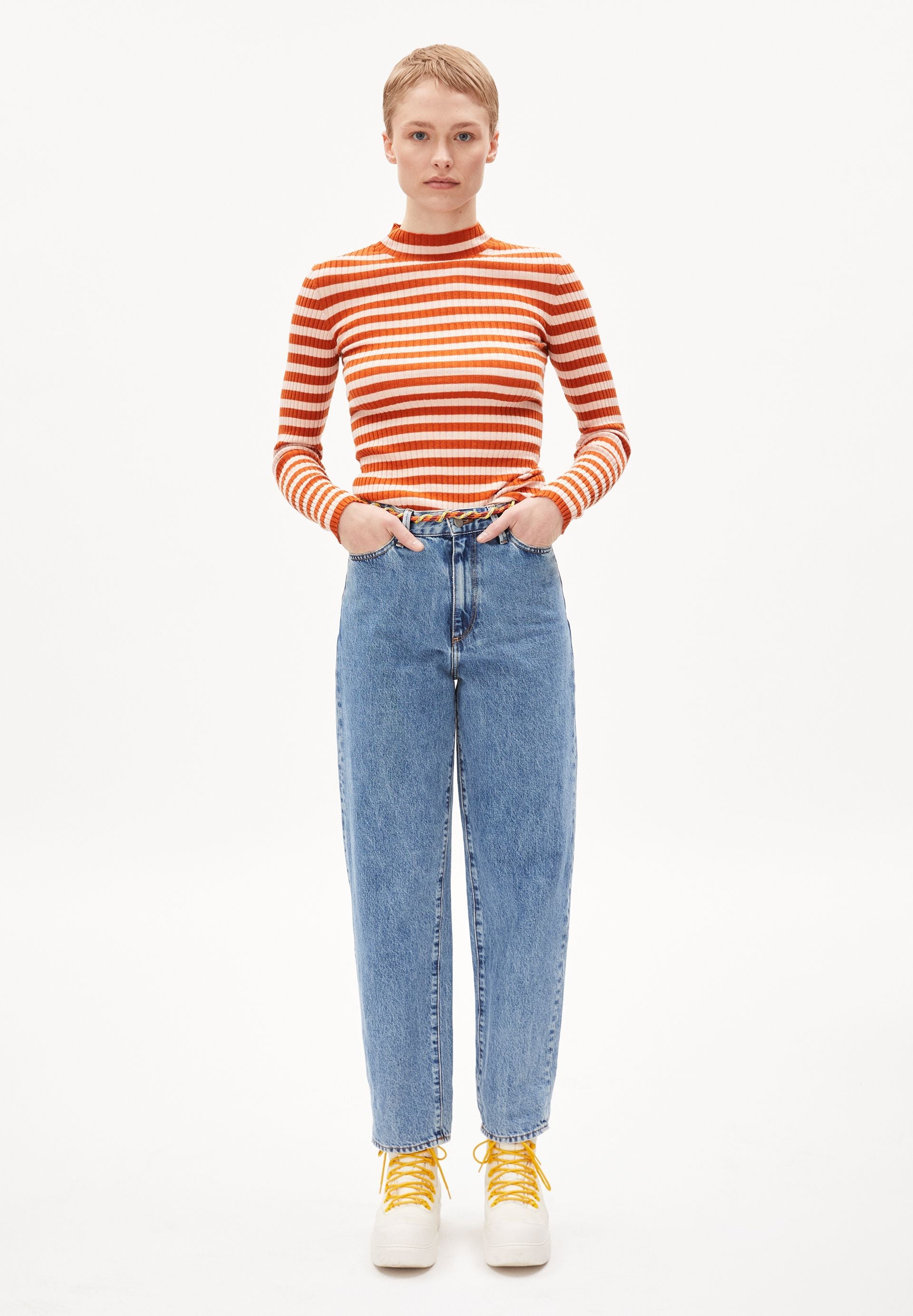 ALAANIA STRIPED | burnt-rose quartz