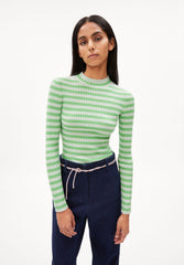 ALAANIA STRIPED | light apple neon-apple neon