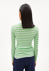 ALAANIA STRIPED | light apple neon-apple neon