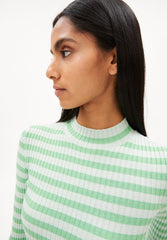 ALAANIA STRIPED | light apple neon-apple neon