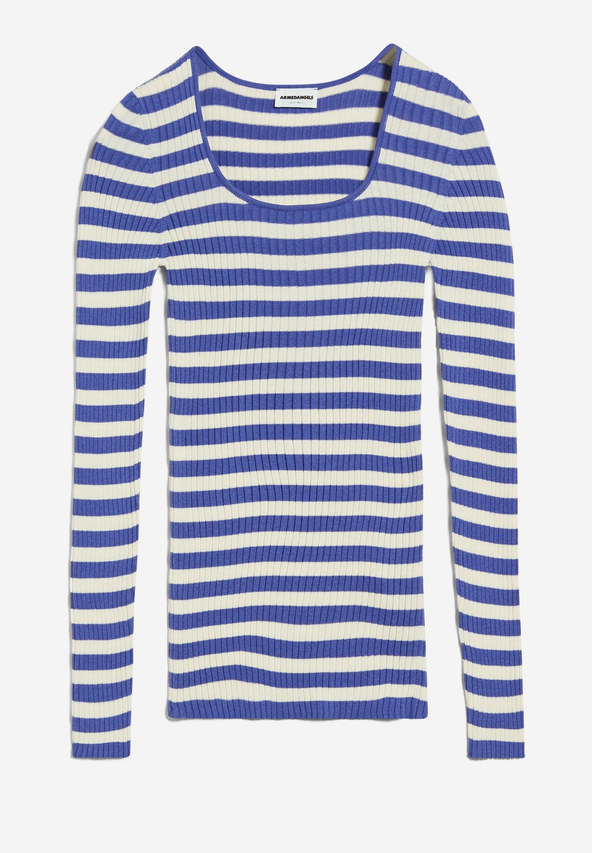ALAANIA CREWNECK STRIPE | vibrant violet