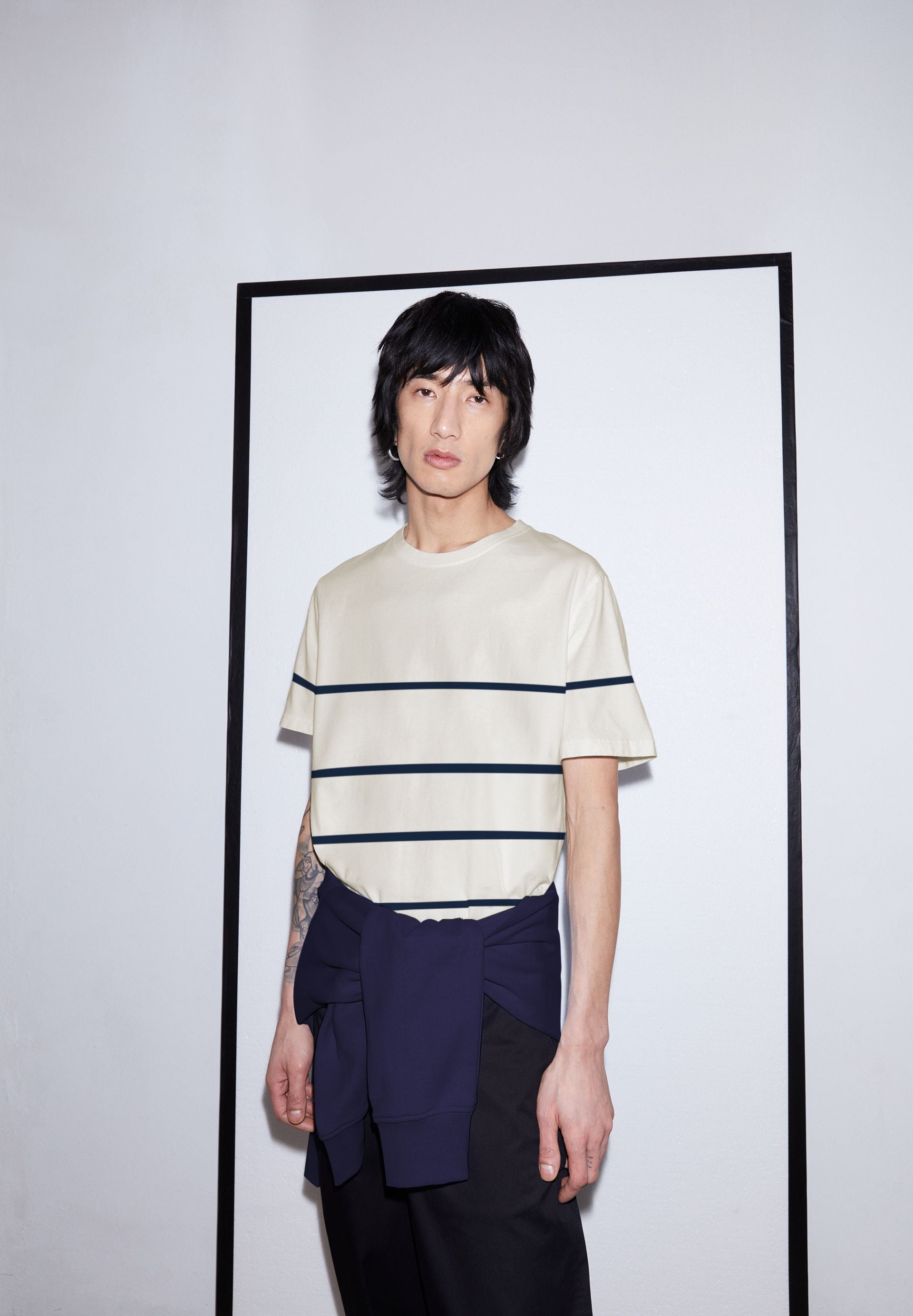 AADONI STRIPES | undyed-night sky