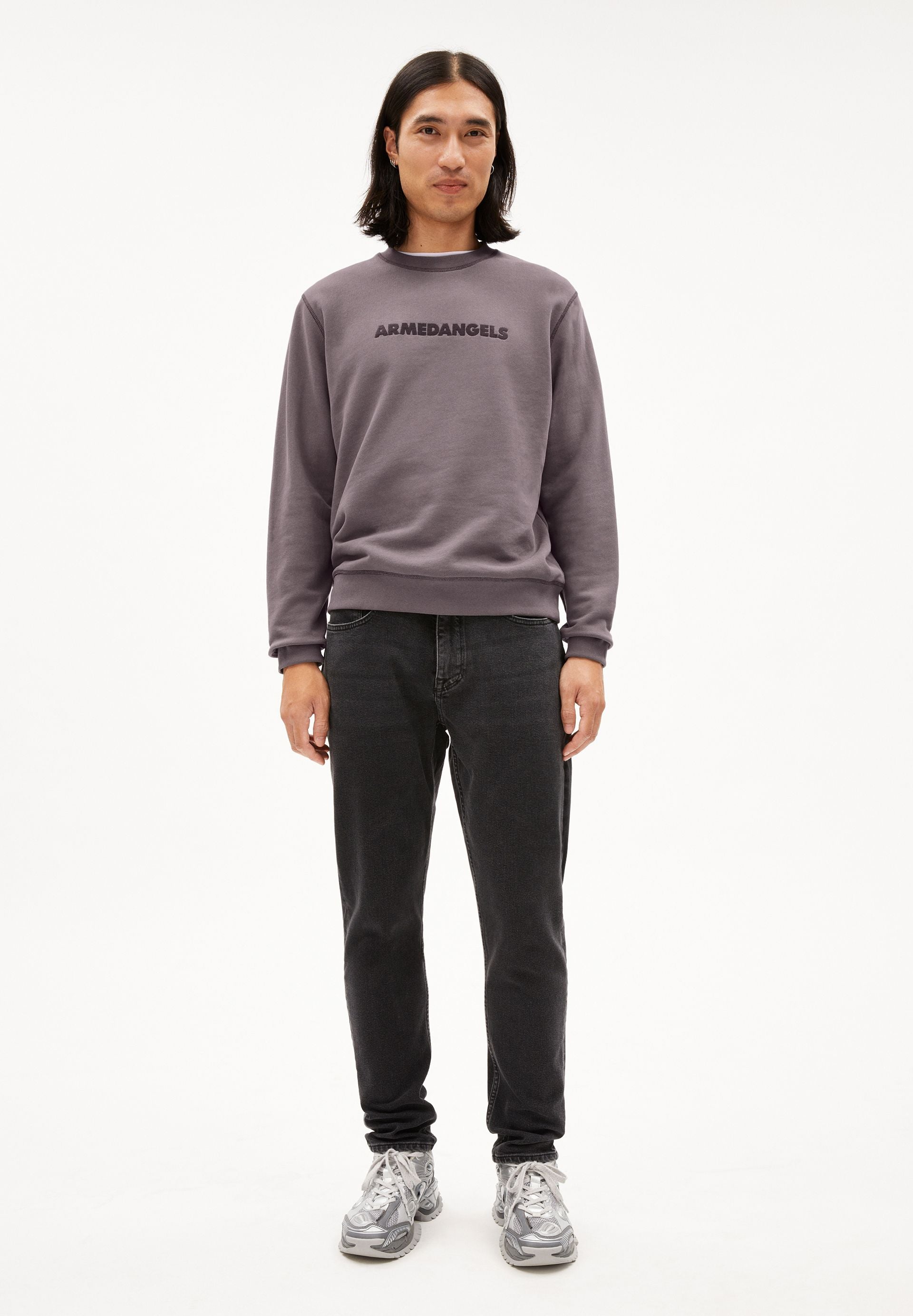AARJO TARPA TAPERED JEANS | black washed authentic