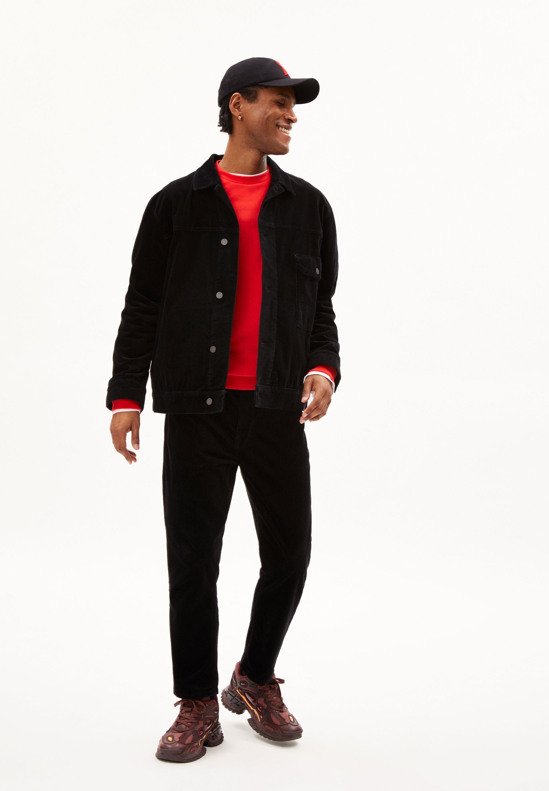 AALEKSI CORDUROY | black