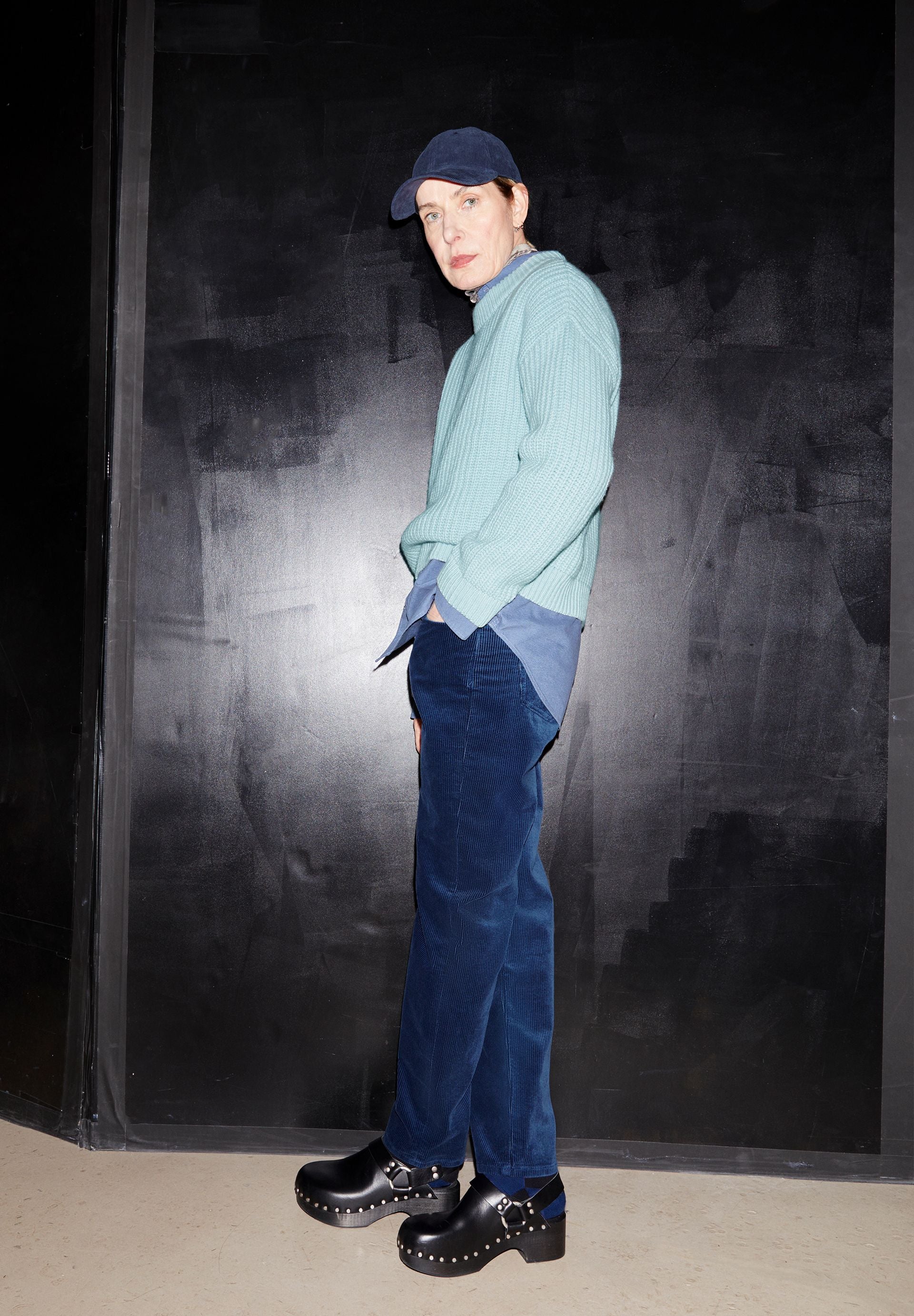 AAIKALA CORDUROY | deep sea blue