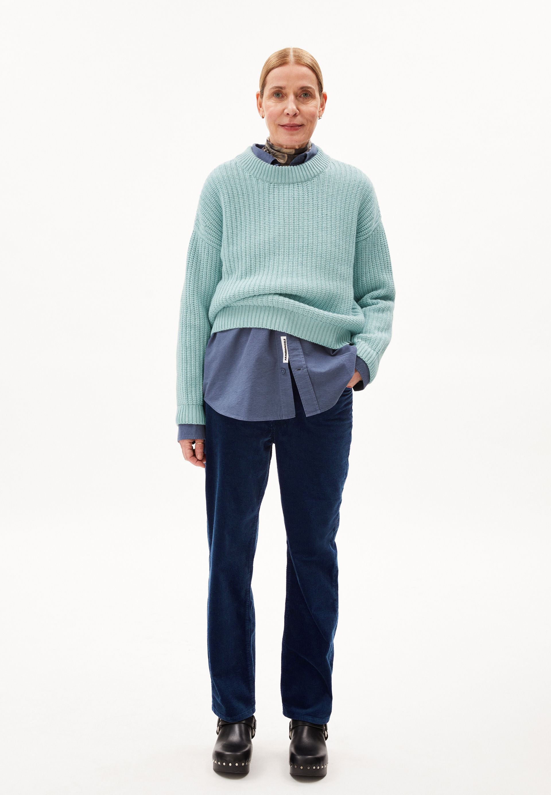 AAIKALA CORDUROY | deep sea blue