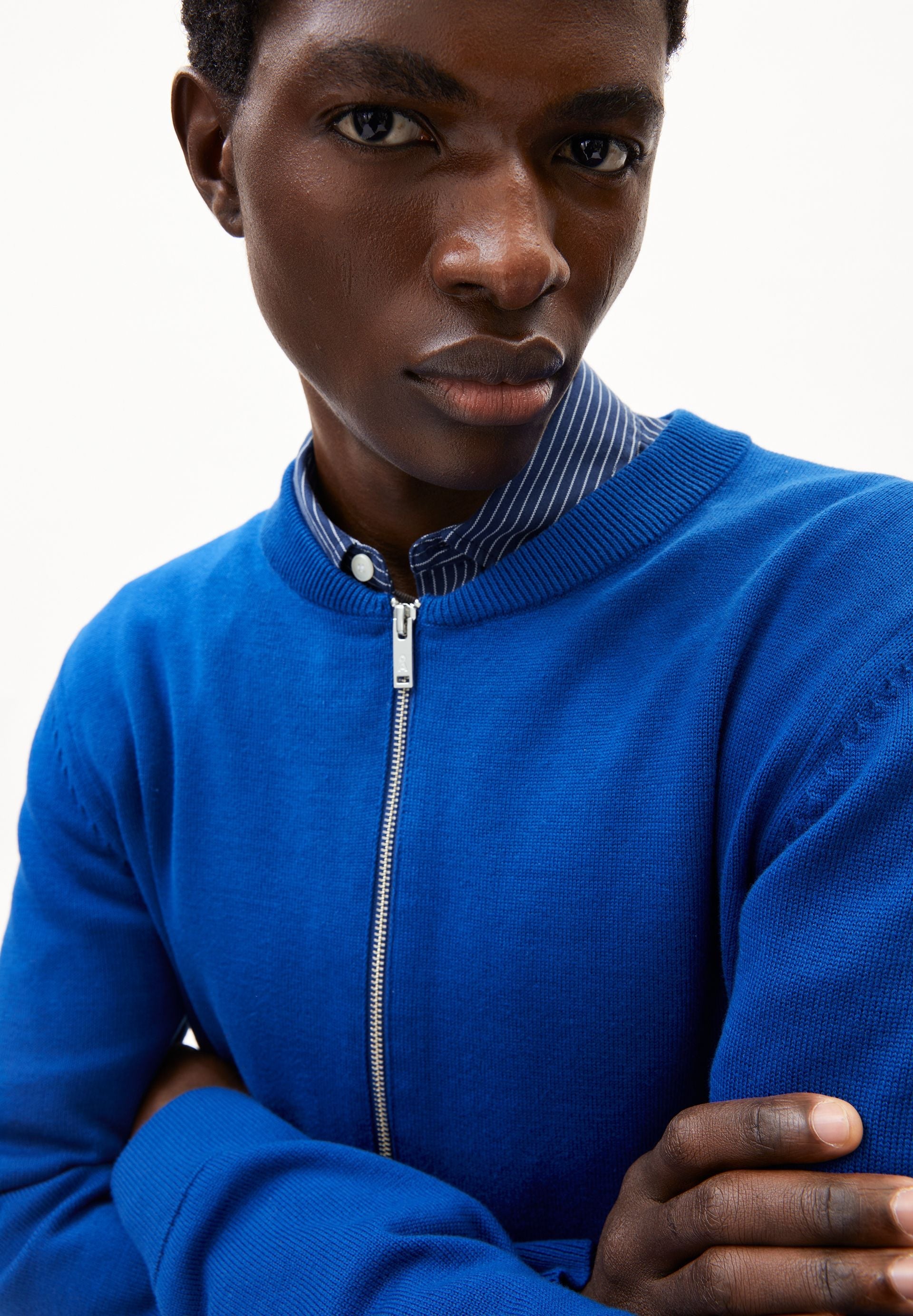 AGAAMON STRICKJACKE | lapis blue