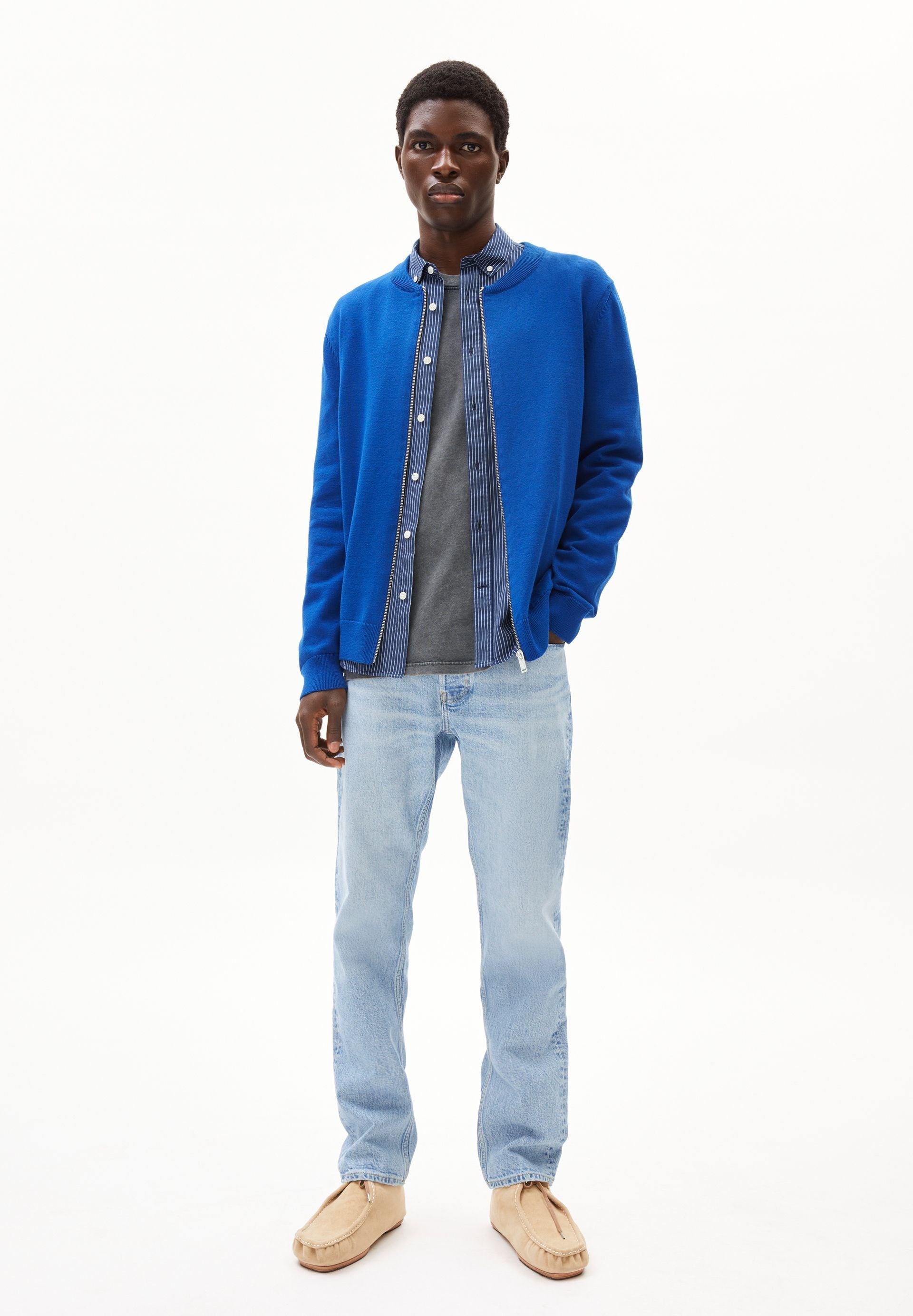 AGAAMON STRICKJACKE | lapis blue