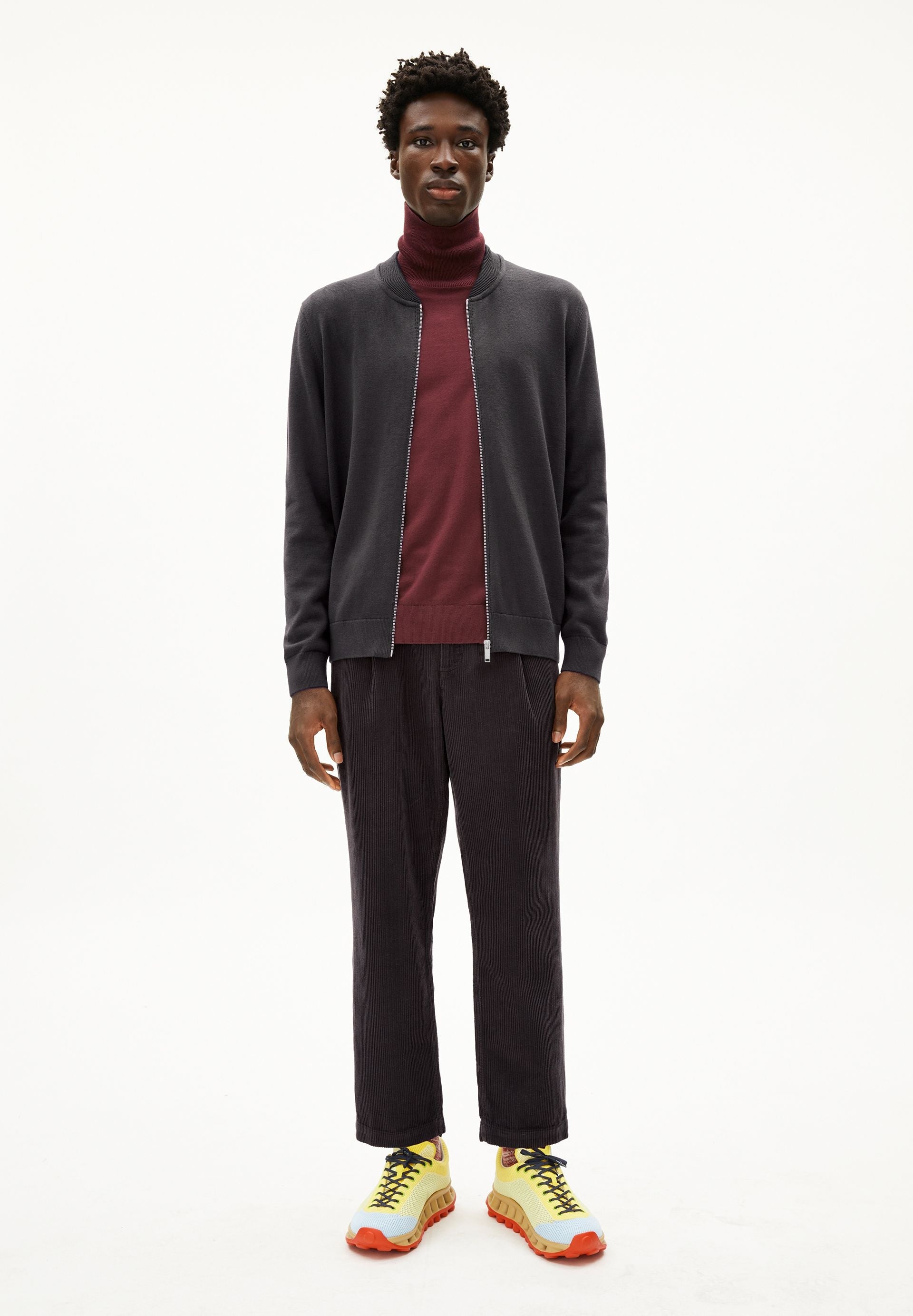 AGAAMON STRICKJACKE | dark steel