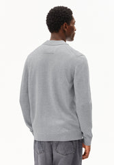 AGAAMON STRICKJACKE | silver melange