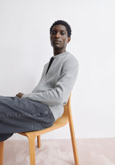 AGAAMON STRICKJACKE | silver melange