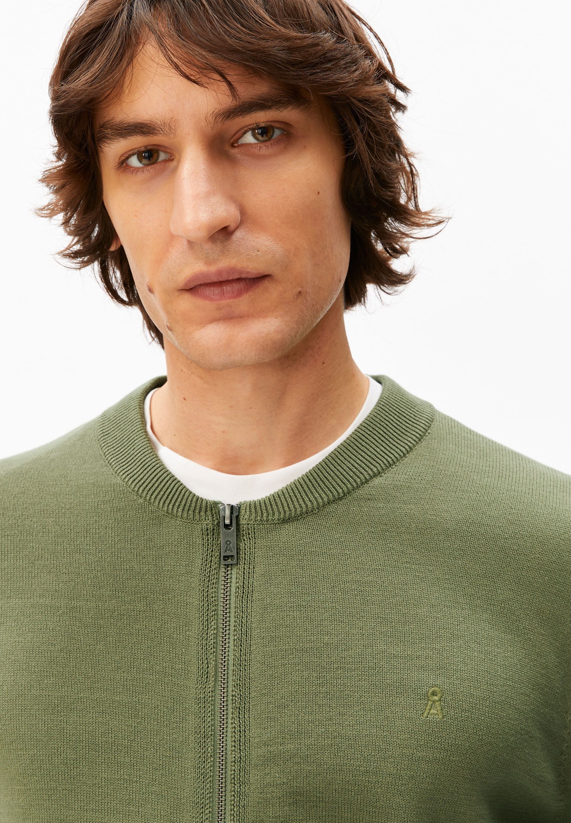 AGAAMON STRICKJACKE | fatigue green