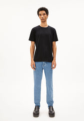 AARJO TARPA TAPERED JEANS | washed light indigo