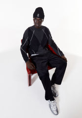 AARGELIUS | steel melange-black-oatmilk