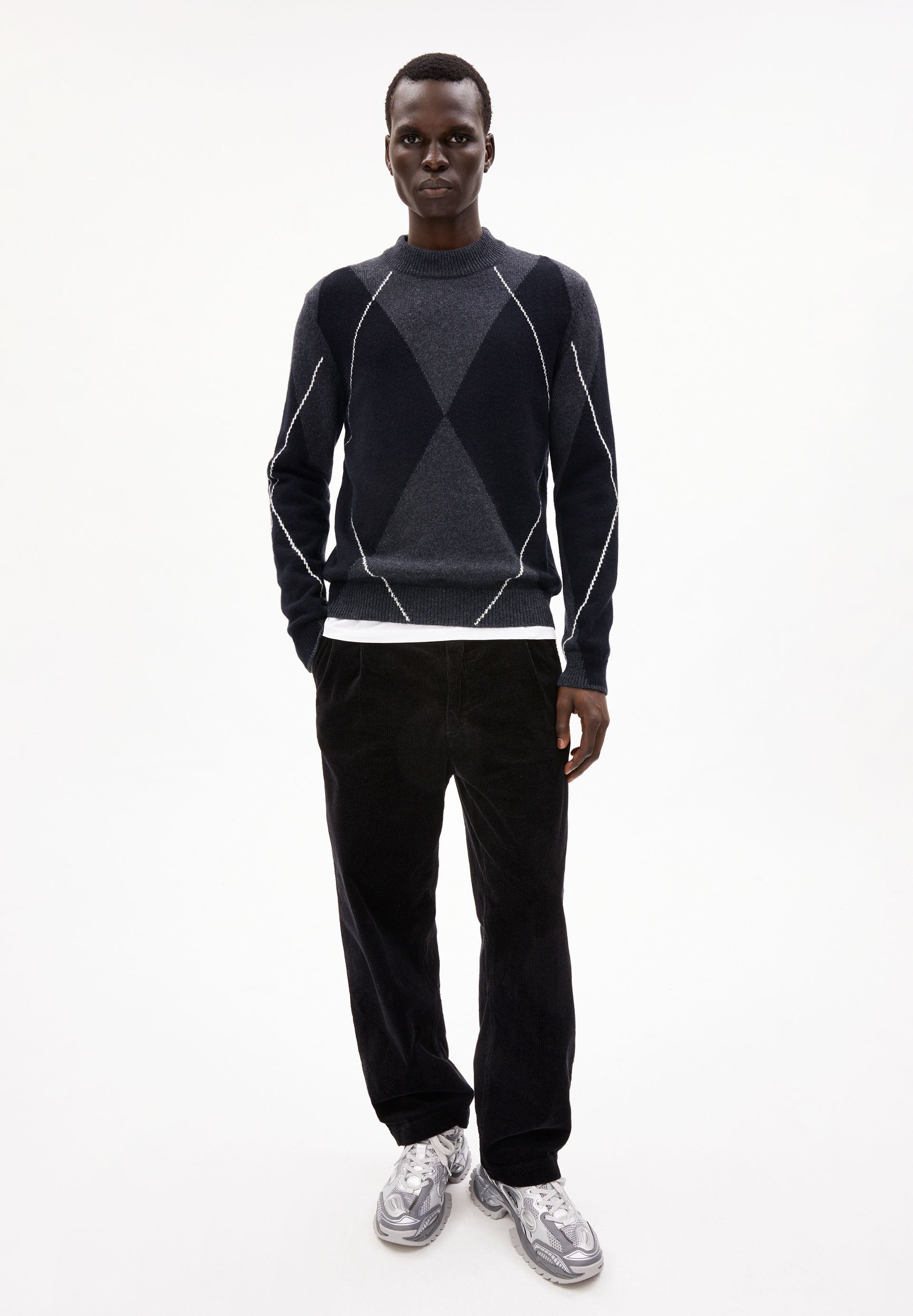 AARGELIUS | steel melange-black-oatmilk