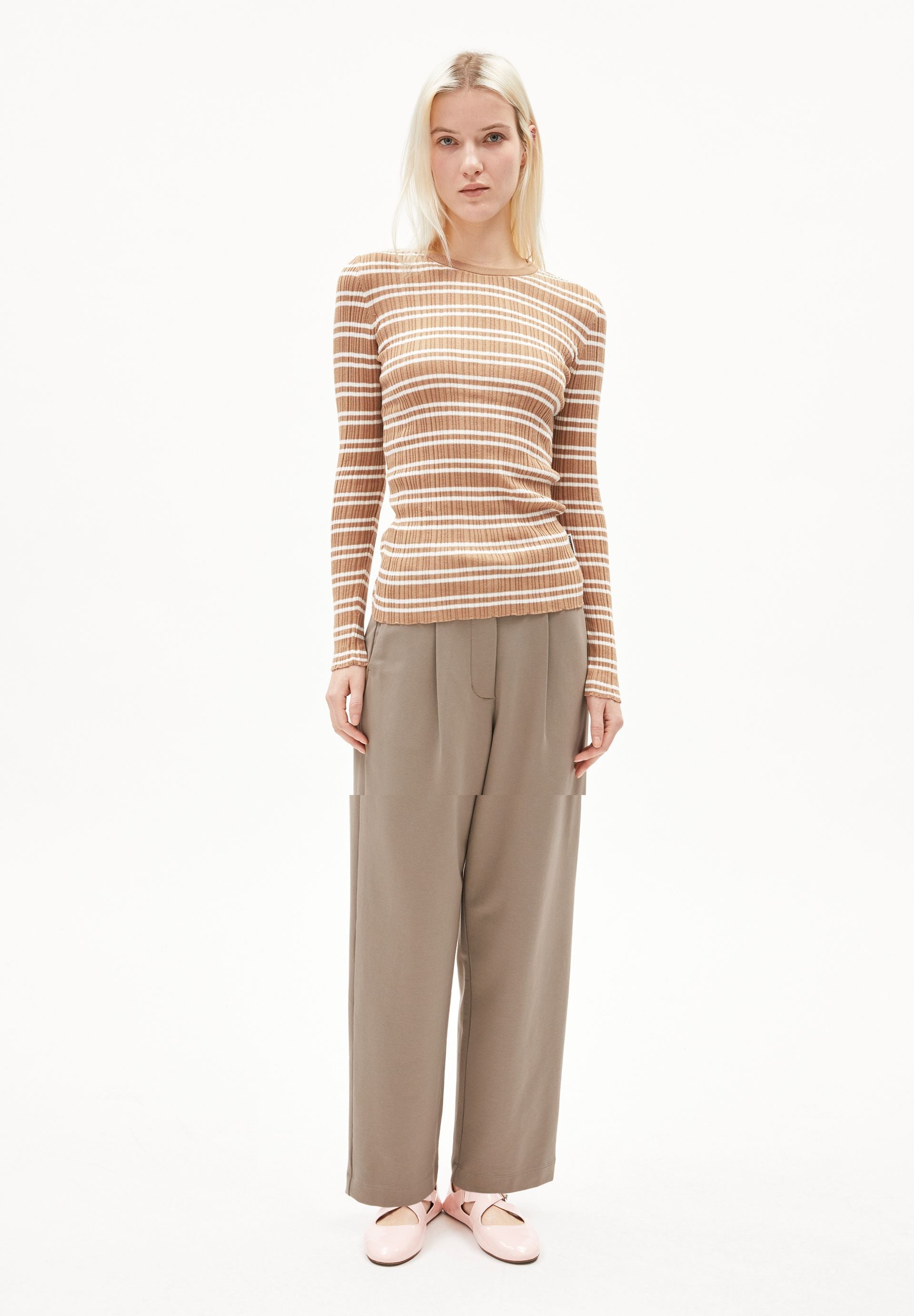 ALAANIA CHIFFRON STR | beige blond-light oatmilk