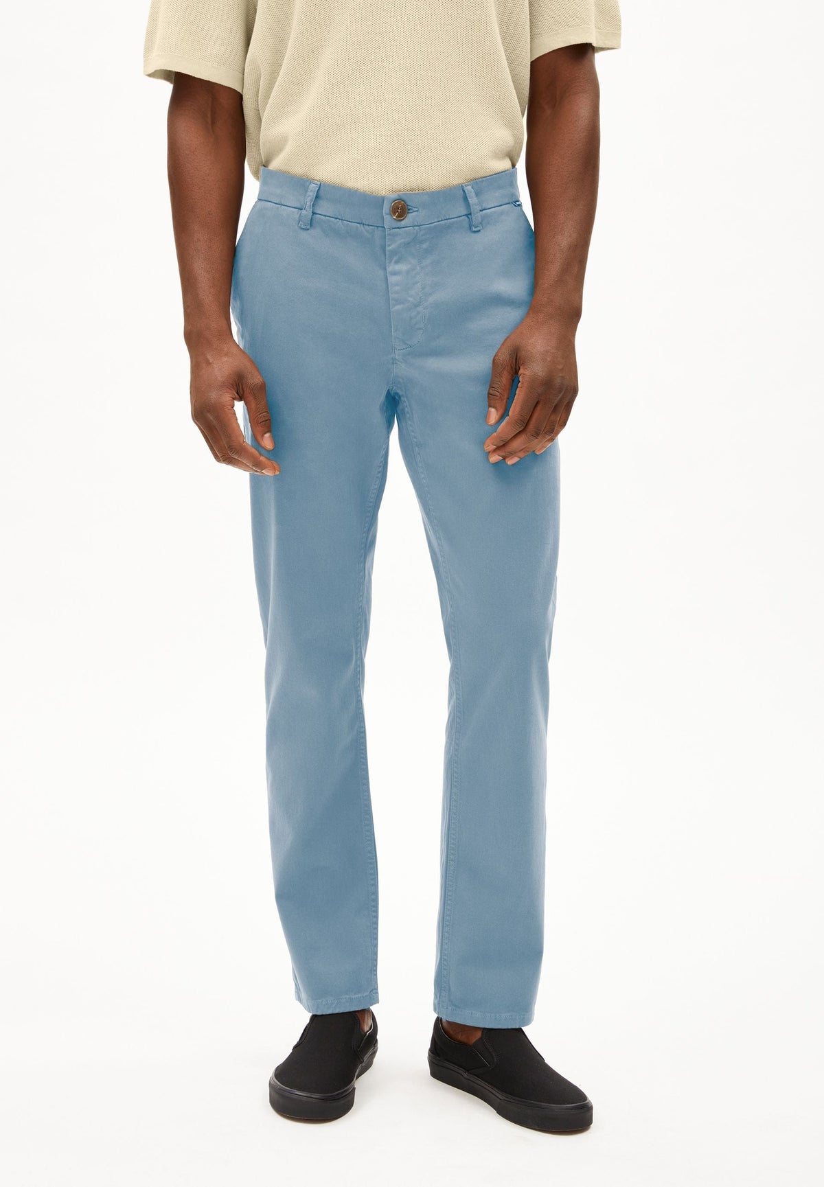 AASTER CHINOHOSE | pigment blue