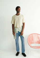 AASTER CHINOHOSE | pigment blue