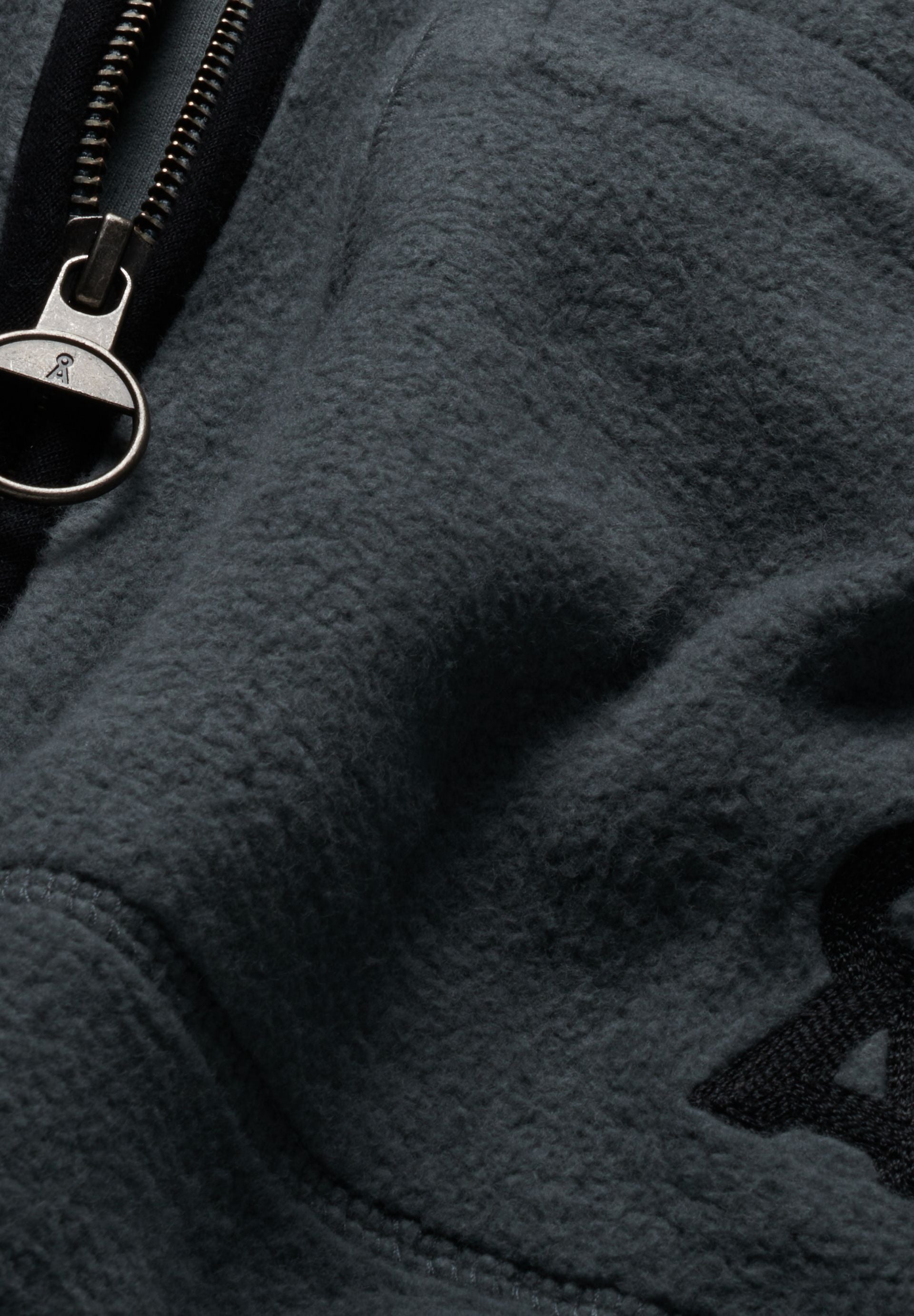 AABLEO FLEECE JACKET | space steel