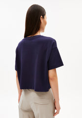ALBERTARAA T-SHIRT | tinted navy