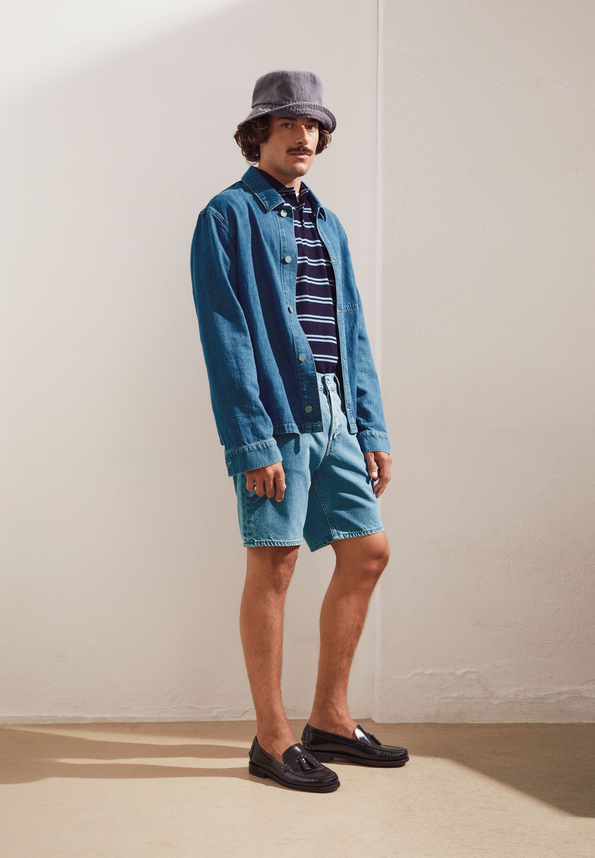 AARVO JEANS-SHORTS | horizon