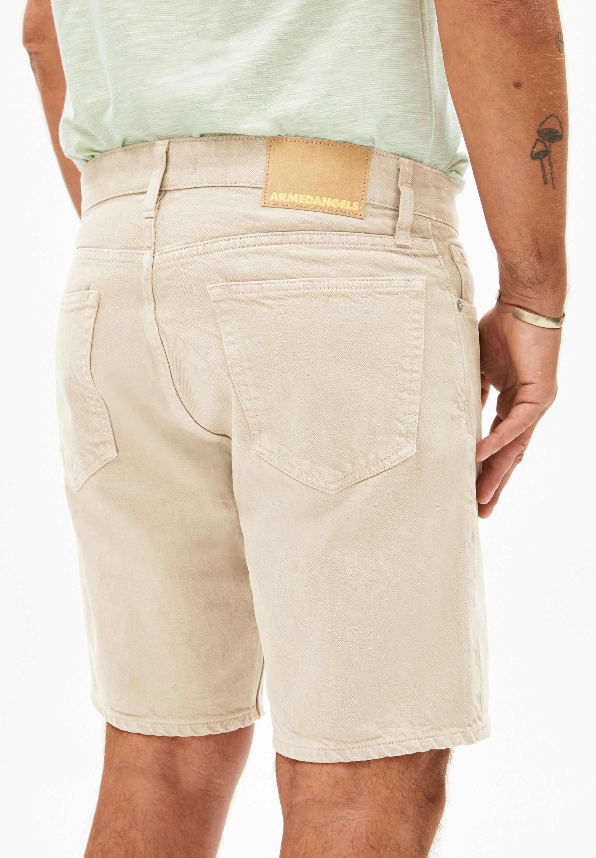 AARVO JEANS-SHORTS | sandstone