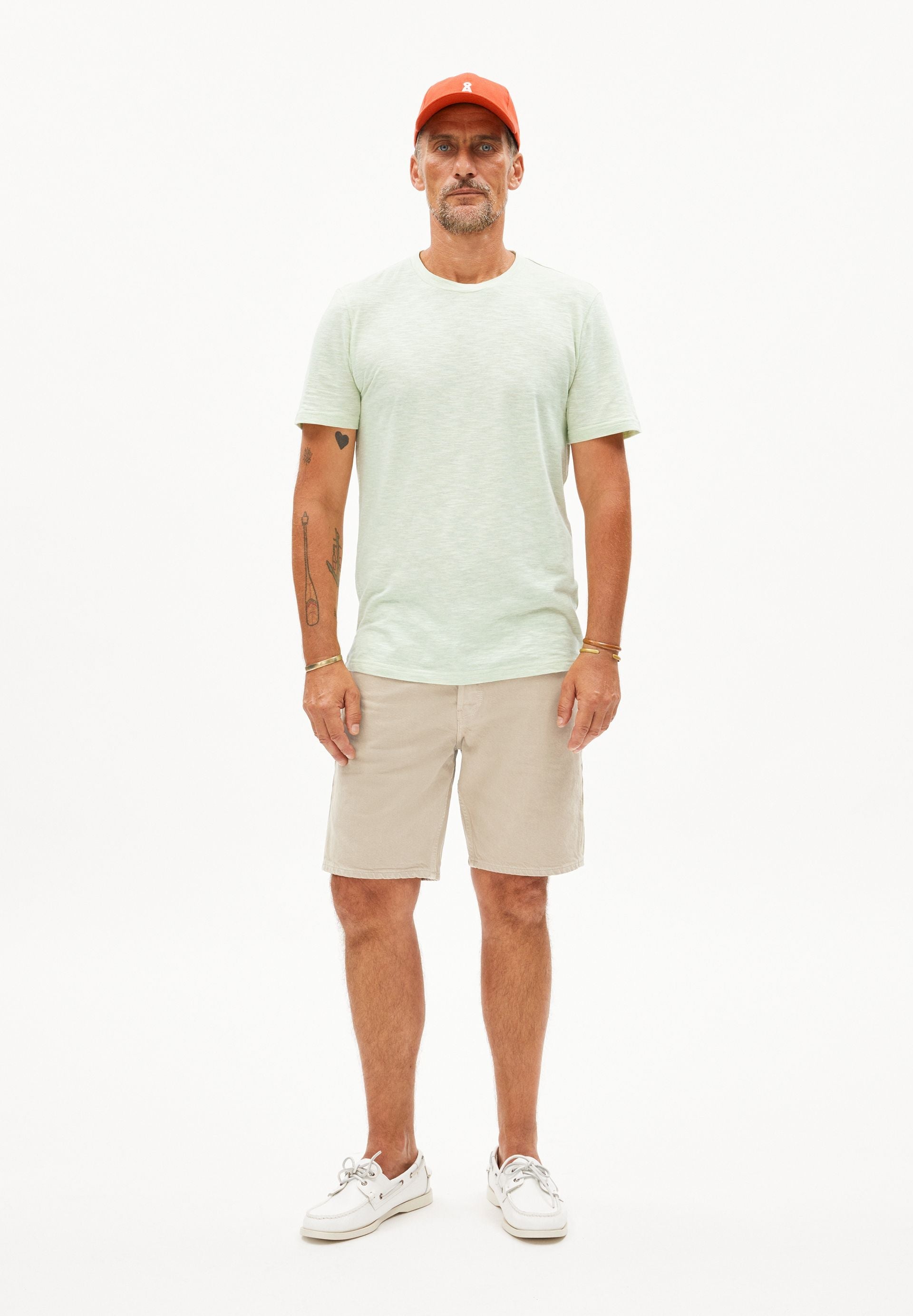 AARVO JEANS-SHORTS | sandstone
