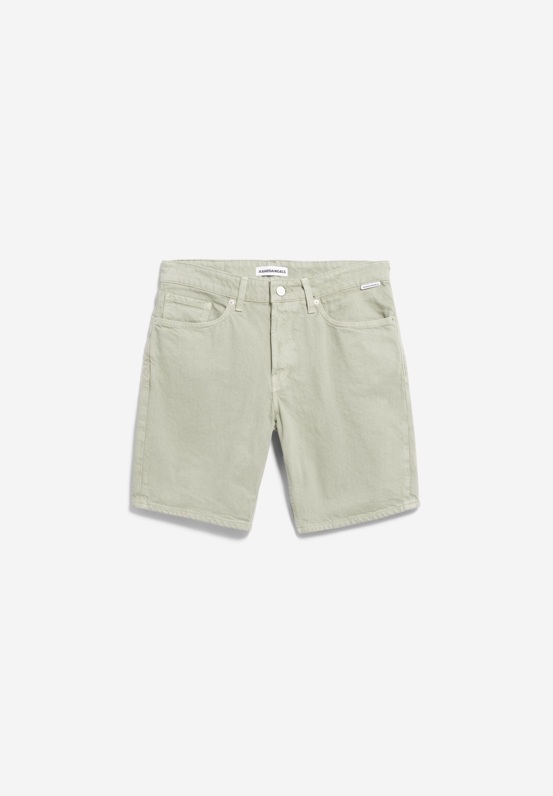 AARVO JEANS-SHORTS | seagreen