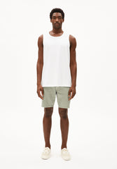 AARVO JEANS-SHORTS | seagreen