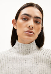 ALAANIA TWEED | oatmilk-black