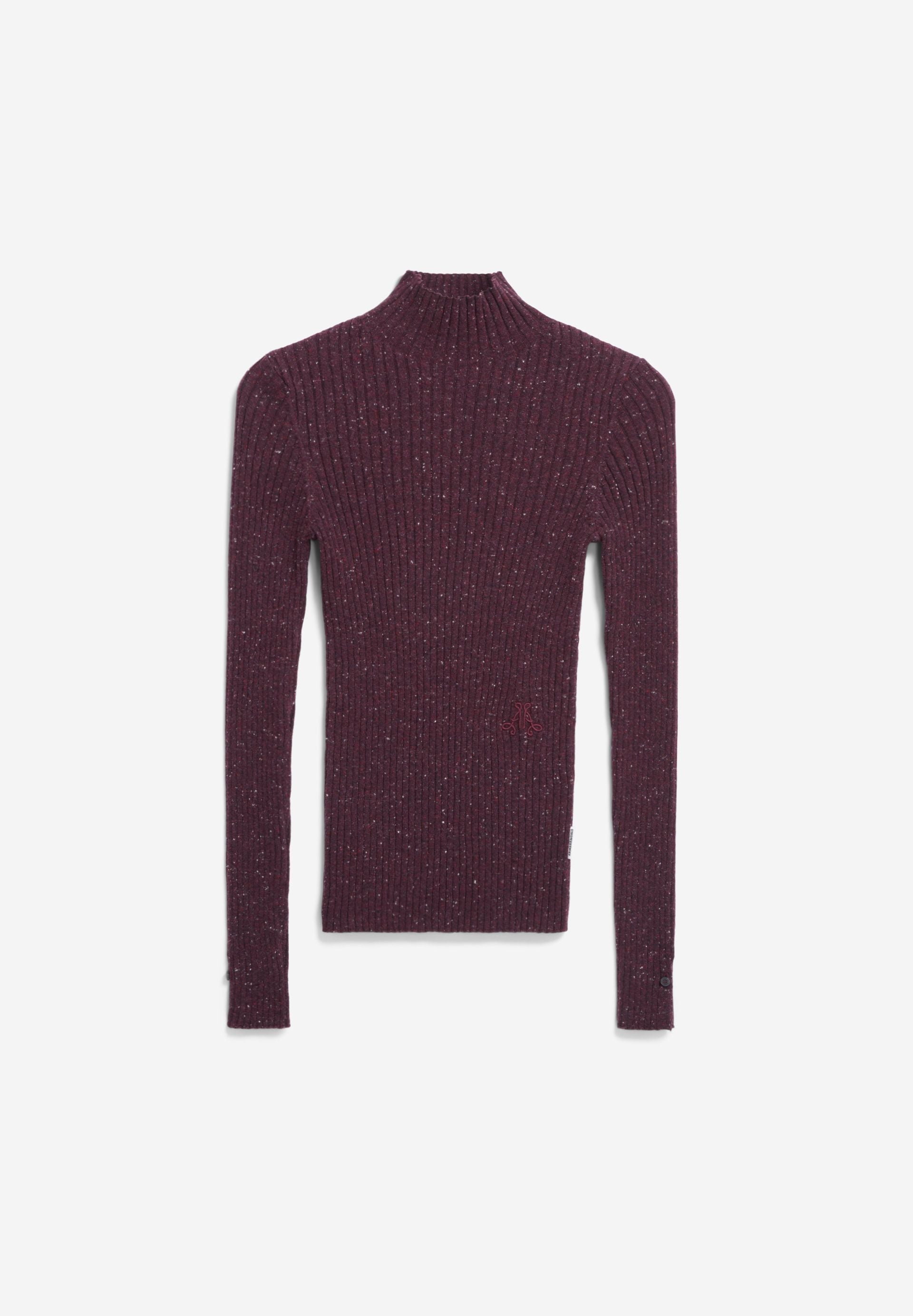 ALAANIA TWEED | dark cranberry