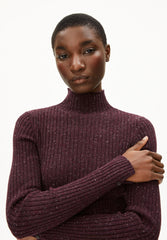 ALAANIA TWEED | dark cranberry