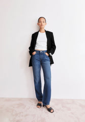 AAVELINE MID STRAIGHT JEANS | bellagio
