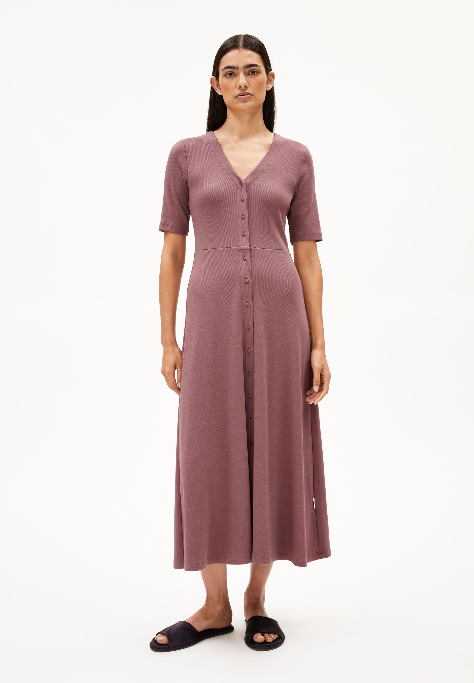 ALURAA KLEID | dark berry
