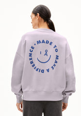 ALIZAA DIFFERENCE SWEATSHIRT | ice grape