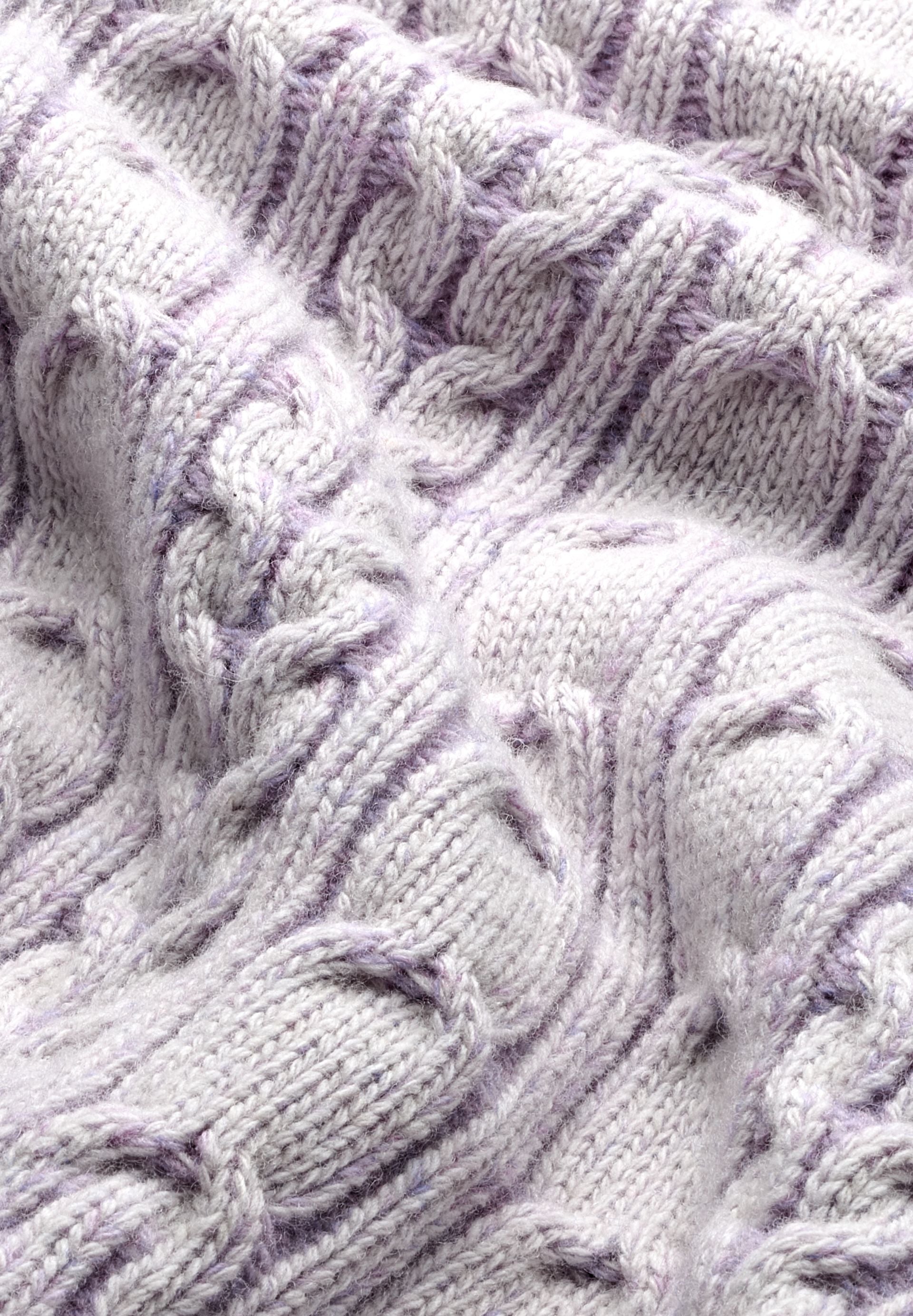 AAORI VANISE STRICKPULLOVER | oatmilk-frozen lavender
