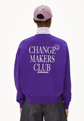 ALIZAA CHAANGE SWEATSHIRT | indigo lilac