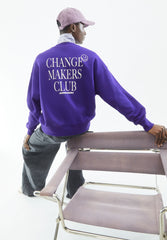 ALIZAA CHAANGE SWEATSHIRT | indigo lilac