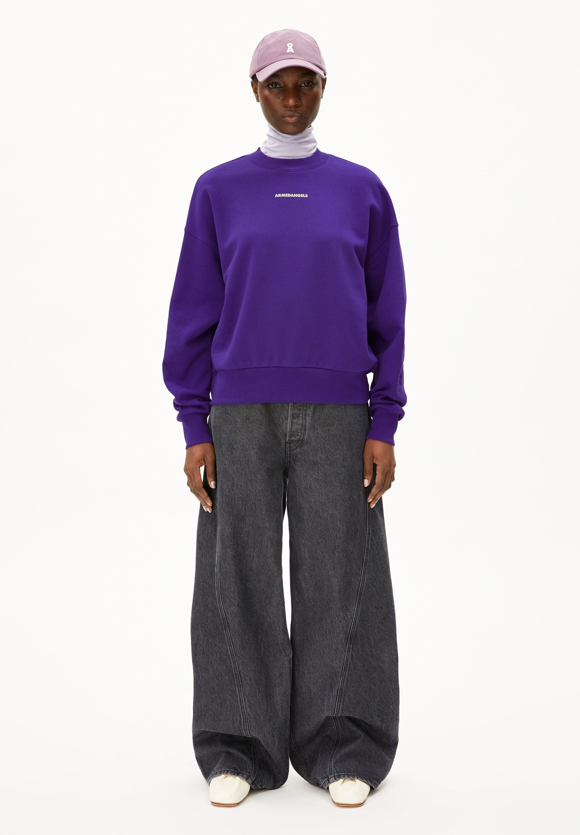 ALIZAA CHAANGE SWEATSHIRT | indigo lilac