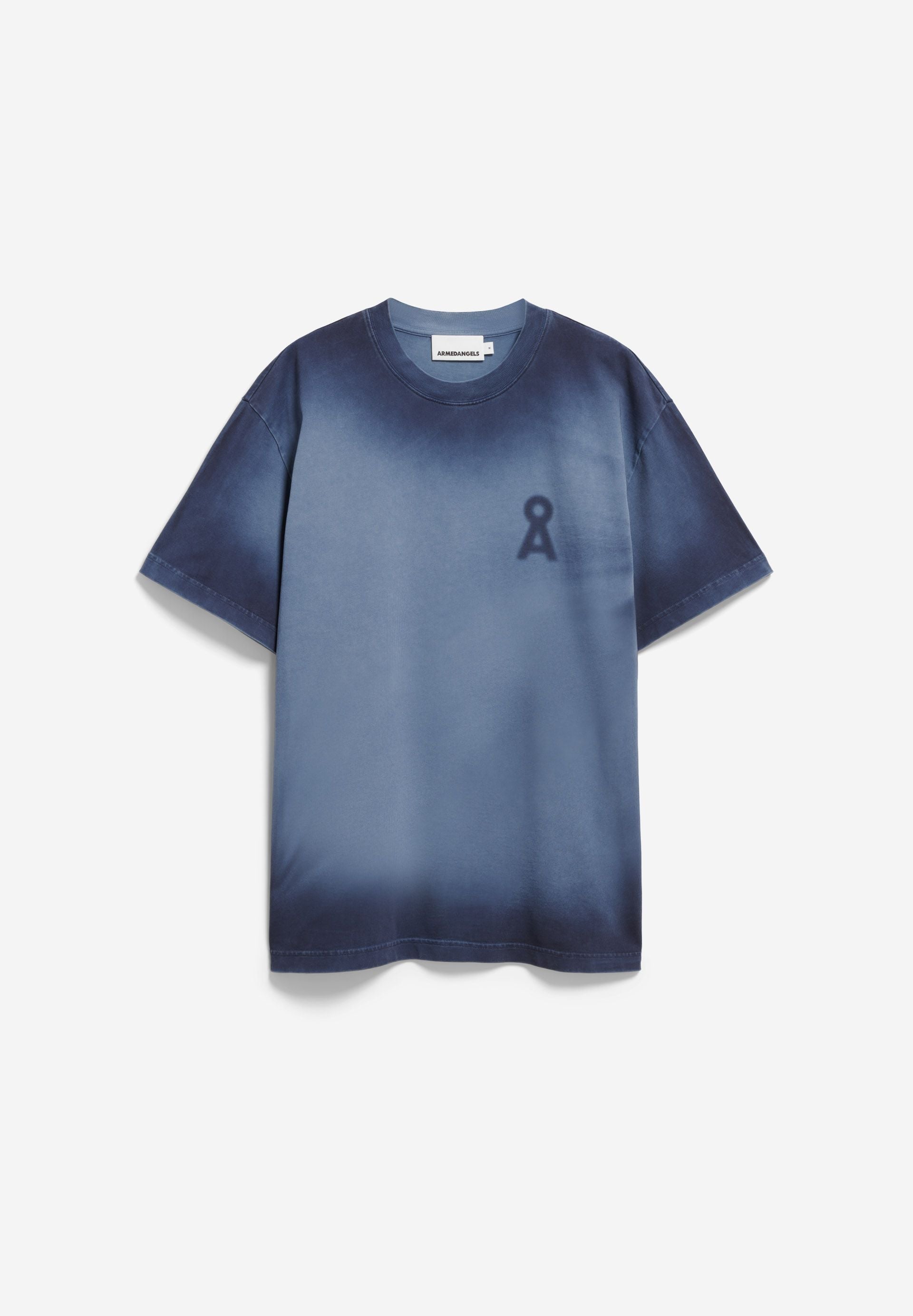 AADRU GMT DYE SPRAY T-SHIRT | nightshadow washed