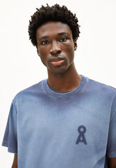 AADRU GMT DYE SPRAY T-SHIRT | nightshadow washed