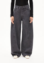 AALTHEA MID WAIST BARREL JEANS | corno