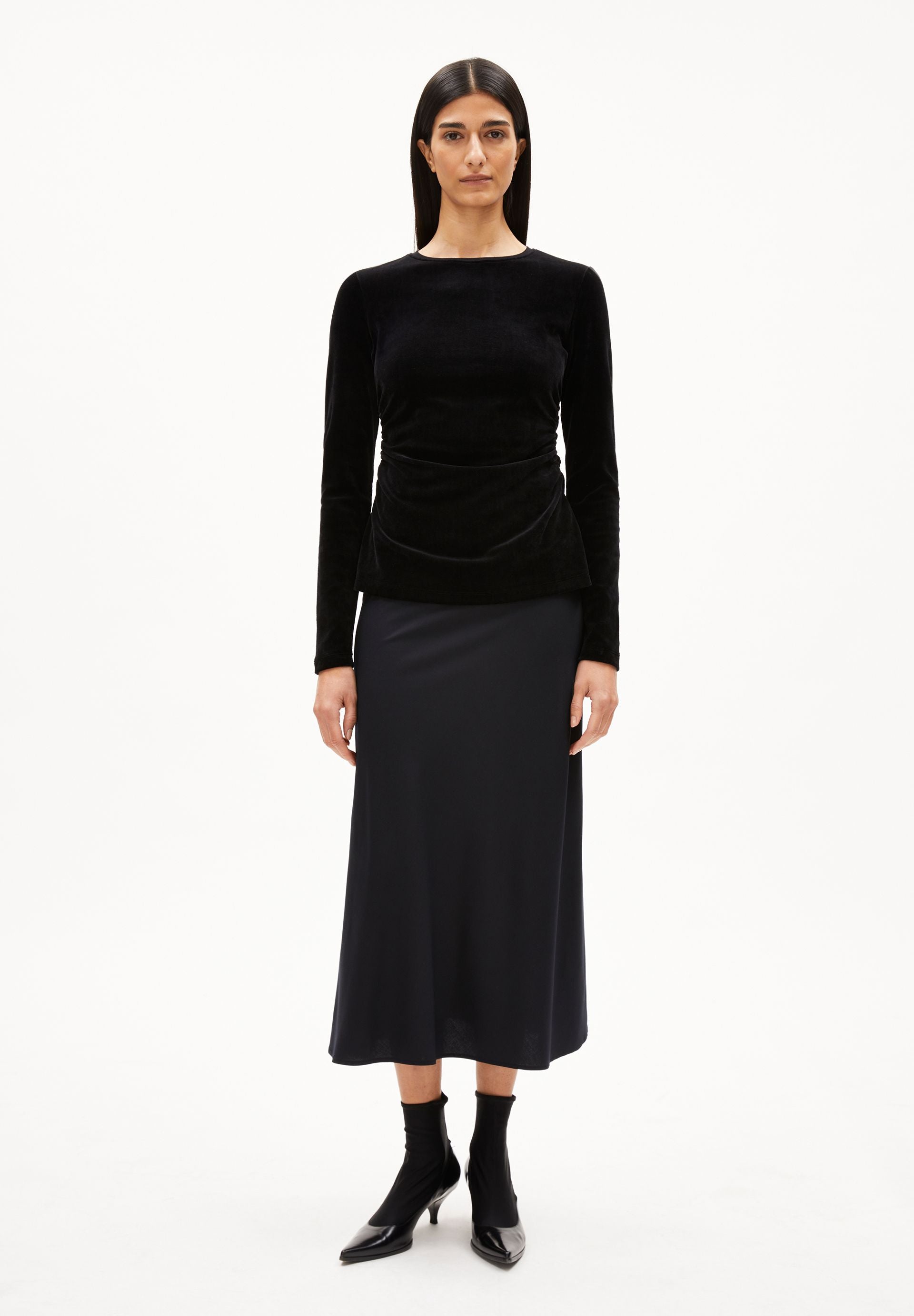 ADAAJA LORA VELVET | black
