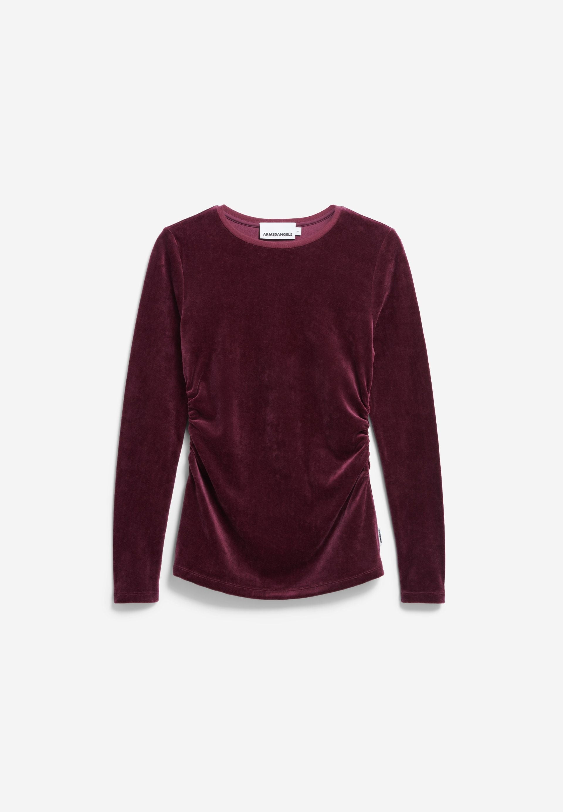 ADAAJA LORA VELVET | dark cranberry